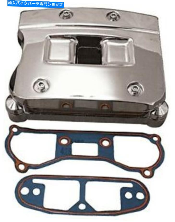 クロームパーツ Harley Big Twin Evo 84-91のためのクロムロッカーアームカバーボックス - それぞれ Chrome Rocker Arm Cover Box for Harley Big Twin Evo 84-91 -Sold Each【並行輸入品】