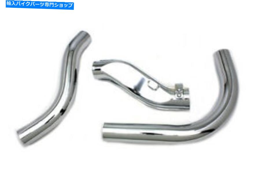 クロームパーツ Knuckleheadの排気ヘッダーセット、Chrome Vtwin 29-0182 KNUCKLEHEAD EXHAUST HEADER SET, CHROME VTWIN 29-0182【並行輸入品】