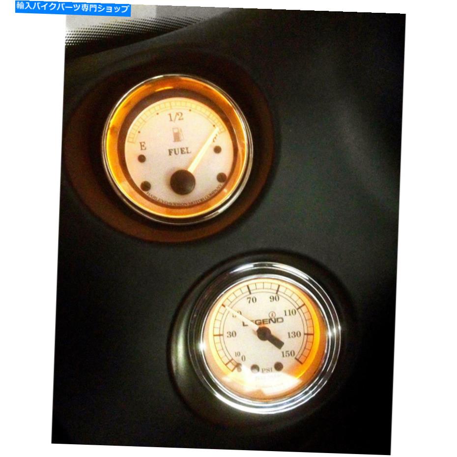 クロームパーツ レジェンドサスペンションゲージエアシルバー2212-0485 LEGEND SUSPENSION GAUGE AIR SILVER 2212-0485【並行輸入品】|Us Custom Parts Shop USDM