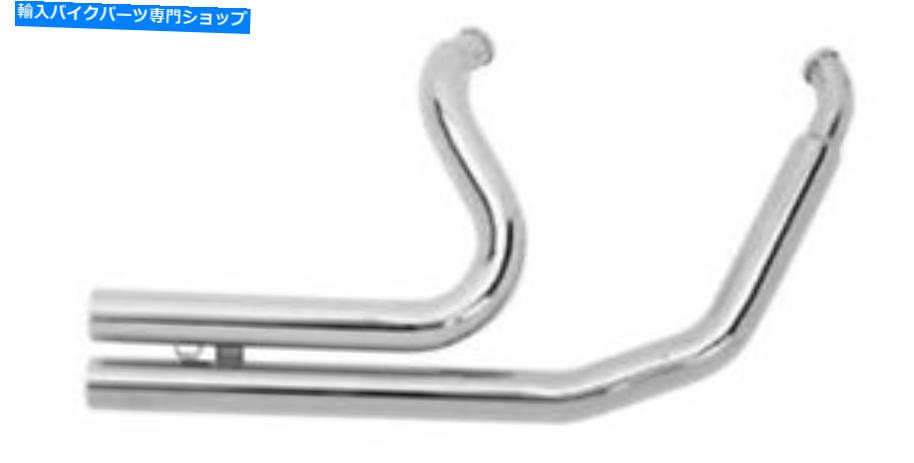 クロームパーツ Harley Davidson Suftail（1986-2017モデル）のためのスナブ鼻排気（クロム） Snub Nose Exhaust (Chrome) for Harley Davidson Softail (1986-2017 models)【並行輸入品】