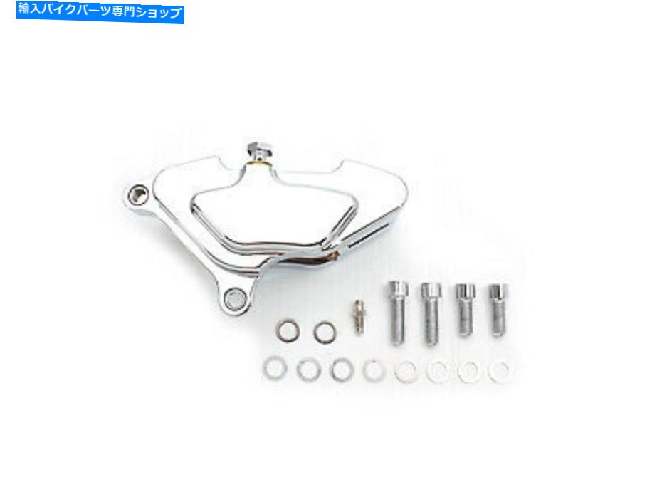 クロームパーツ Chrome 4 Pistonフロントブレーキキャリパーフィットハーレーダビッドソン Chrome 4 Piston Front Brake Caliper fits Harley-Davidson【並行輸入品】|Us Custom Parts Shop USDM