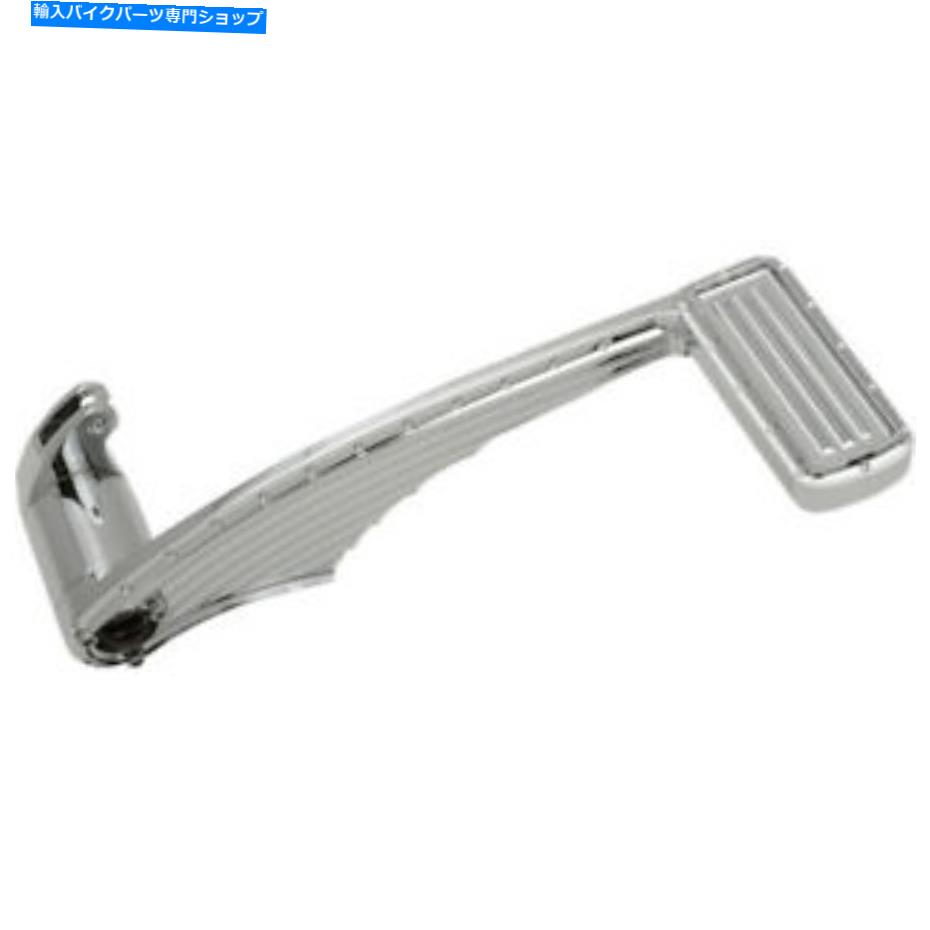 クロームパーツ コヴィントン税関Chrome Dippledリアブレーキアームレバーは08-13ハーレーモデル Covingtons Customs Chrome Dimpled Rear Brake Arm Lever for 08-13 Harley Models【並行輸入品】