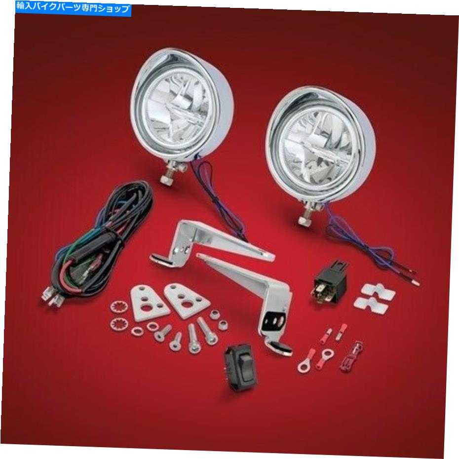 クロームパーツ Show Chrome Cree LED駆動ライトキットクローム30-110L 3 1/2 \