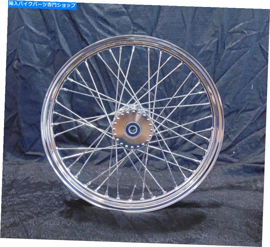 クロームパーツ 21 "x 2.15" Springer Girder Chopper Bobber Harleyのための狭いクロムスプールホイール 21" x 2.15" Narrow Chrome Spool Wheel for Springer Girder Chopper Bobber Harley【並行輸入品】｜Us Custom Parts Shop USDM