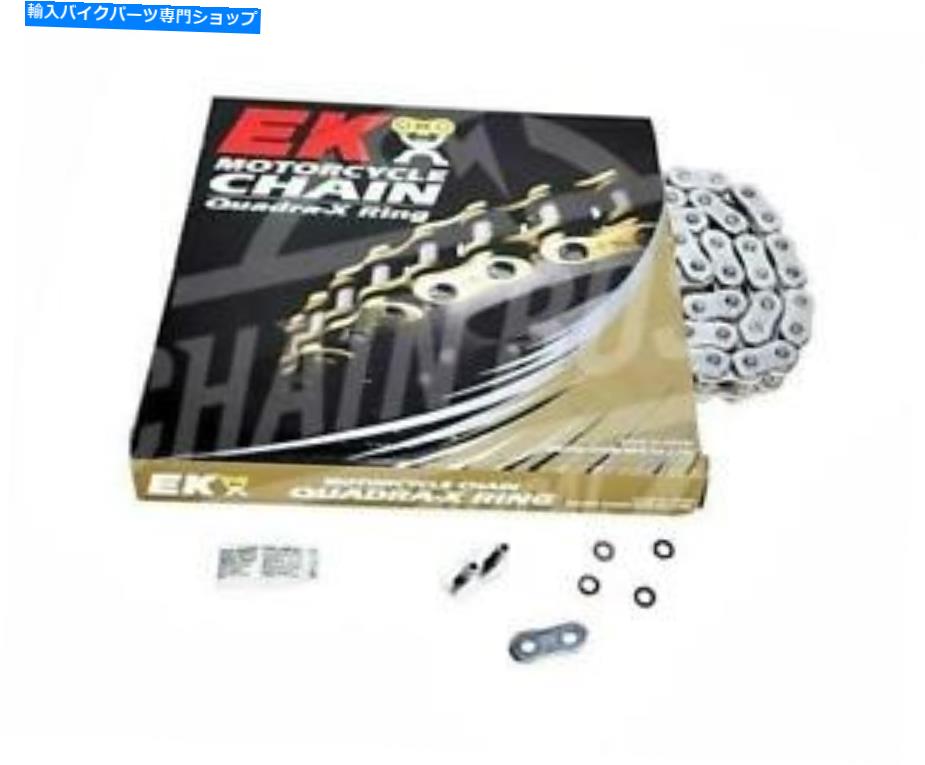 クロームパーツ EKチェーン530 x 150リンクZVX3 extreme Series XREAD CHROM CHROM DRIVEチェーン EK Chains 530 x 150 Links ZVX3 Extreme Series Xring Sealed Chrome Drive Chain【並行輸入品】