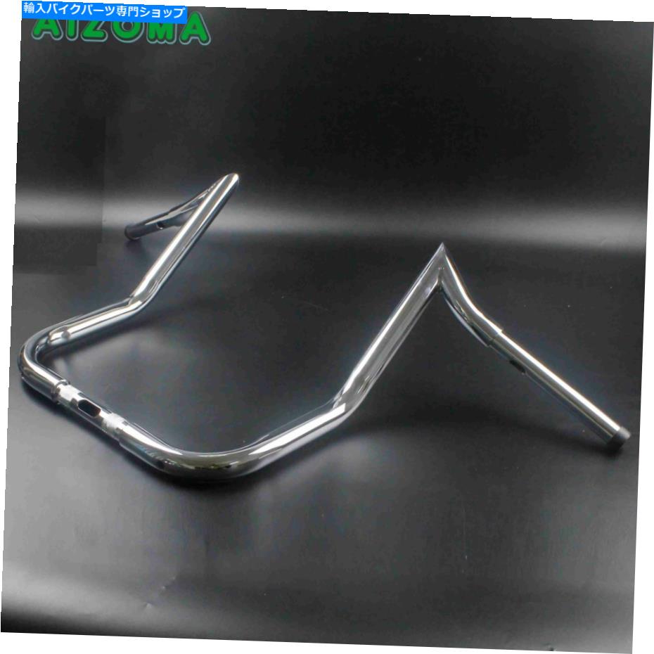 クロームパーツ クロムオートバイ14「ハンドル1.25」ハーレーツーリングバッグ用ファットバー Chrome Motorcycle 14" Rise Handlebars 1.25" Fat Bar For Harley Touring Baggers【並行輸入品】｜Us Custom Parts Shop USDM