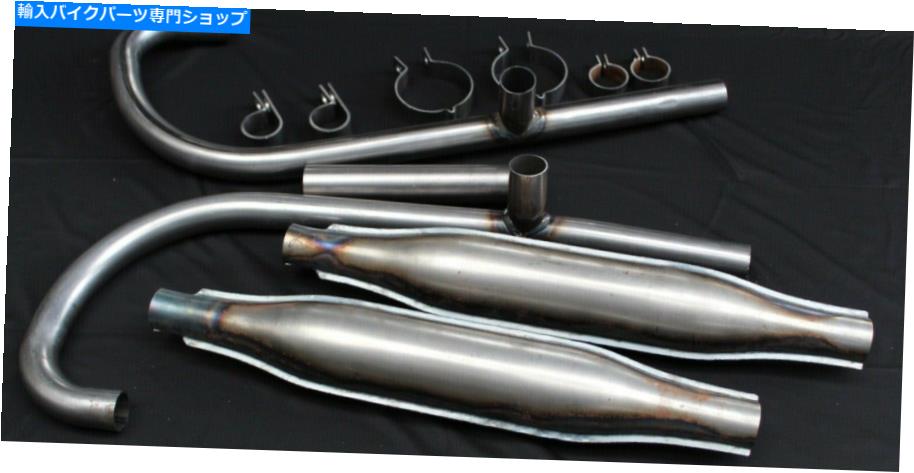 クロームパーツ KMZ K750完全な排気システムマフラーサイズのサイレンサーニーズクランプ生 KMZ K750 complete exhaust system mufflers silencer KNEES clamps RAW【並行輸入品】｜Us Custom Parts Shop USDM