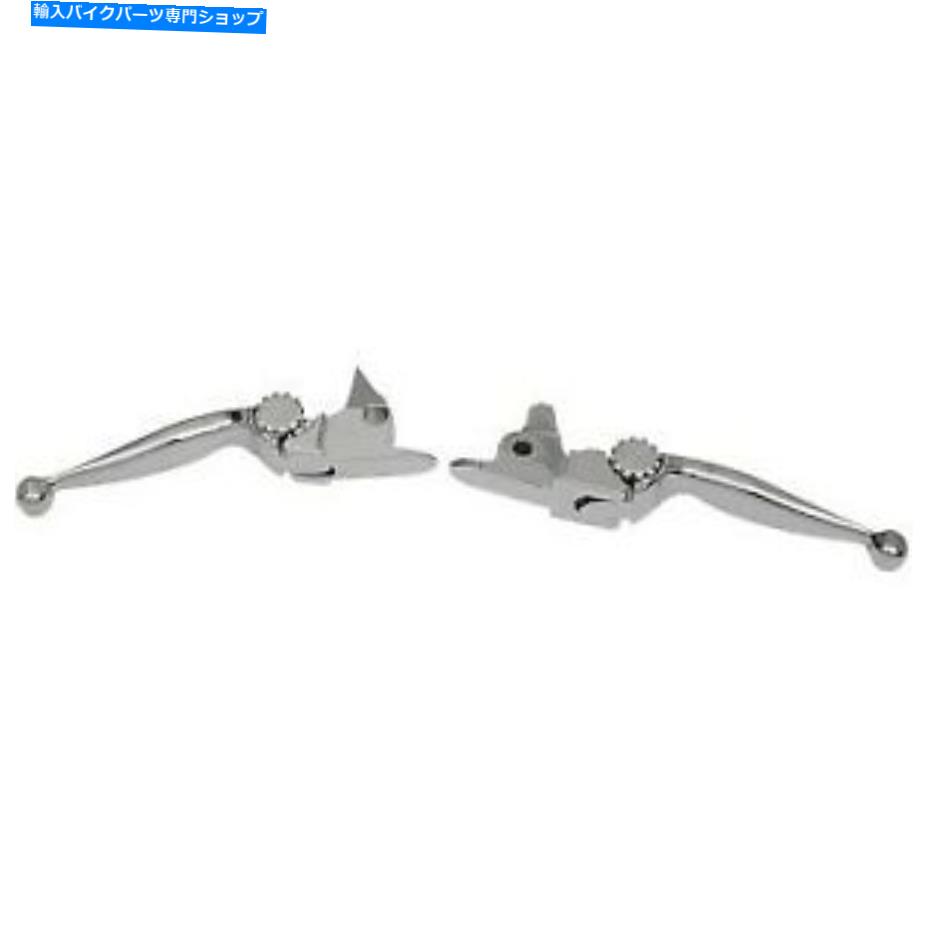 クロームパーツ PSRクロームジャーニーの調節可能なブレーキ＆クラッチレバー2017 FLSS / FLSTFBS PSR Chrome Journey Adjustable Brake & Clutch Levers Set for 2017 FLSS/FLSTFBS【並行輸入品】｜Us Custom Parts Shop USDM