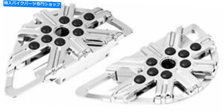 クロームパーツ Arlen Ness Chrome 10パート乗客用P-3005-オリジナルのタイトルを表示 Arlen Ness Chrome 10ゲージ 乗客用床板 P-3005- show original title【並行輸入品】