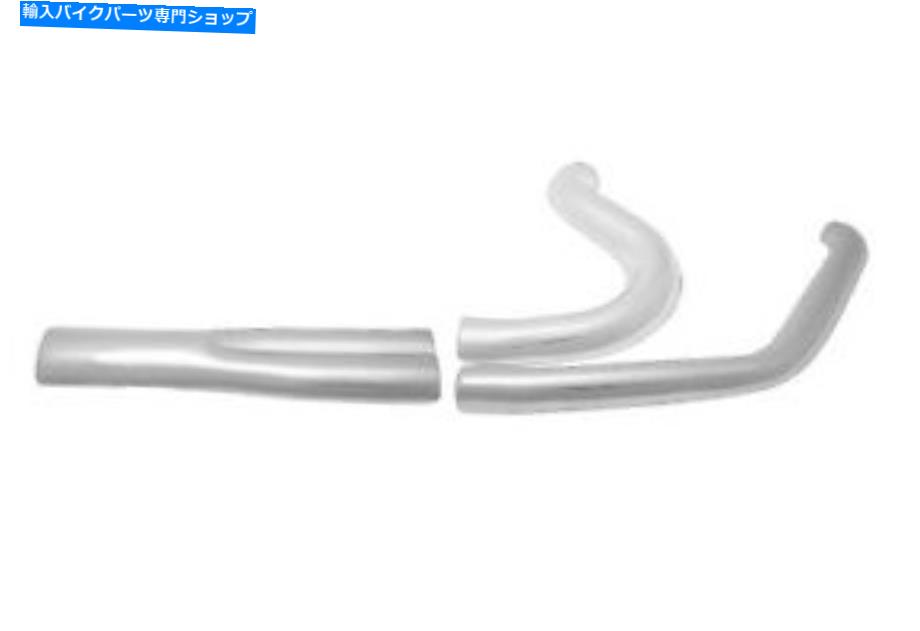 クロームパーツ Thunderheader Chromeヒートシールドセット3排気システムパイプハーレーソフト86-17 Thunderheader Chrome Heat Shield Set 3 Exhaust System Pipes Harley Softail 86-17【並行輸入品】