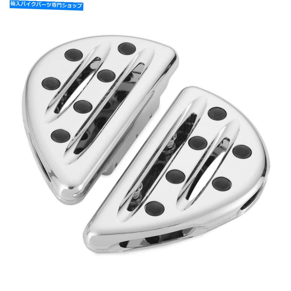 クロームパーツ Arlen Nessのドライバーと乗客の床板Chrome 06-866 ARLEN NESS DRIVER AND PASSENGER FLOORBOARDS CHROME 06-866【並行輸入品】