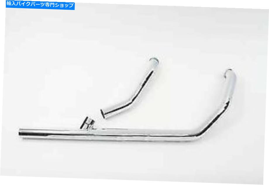 クロームパーツ V-Twinによるハーレーダビッドソンのための1つの排気管ヘッダークロムへの2 2 into 1 Exhaust Pipe Header Chrome for Harley Davidson by V-Twin【並行輸入品】