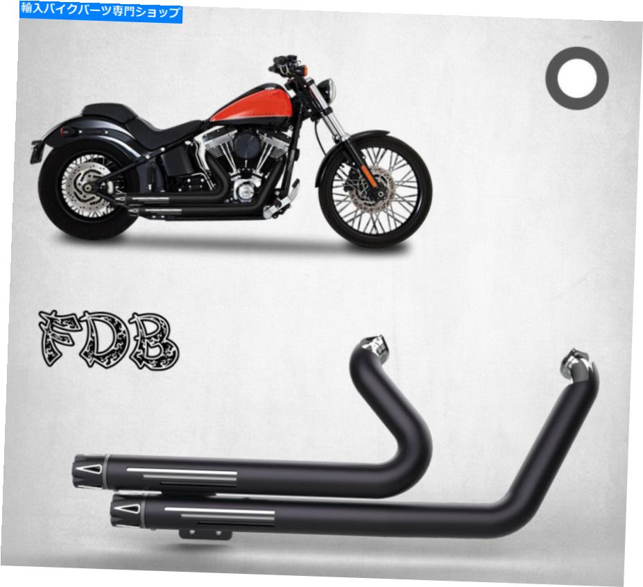 クロームパーツ Harley 2006-2017のSusail Fatboy Flstn C SE Mブラックエキゾースト移動スター Fit For Harley 2006-2017 SOFTAIL FatBoy FLSTN C SE M Black Exhaust Moving Star【並行輸入品】|Us Custom Parts Shop USDM