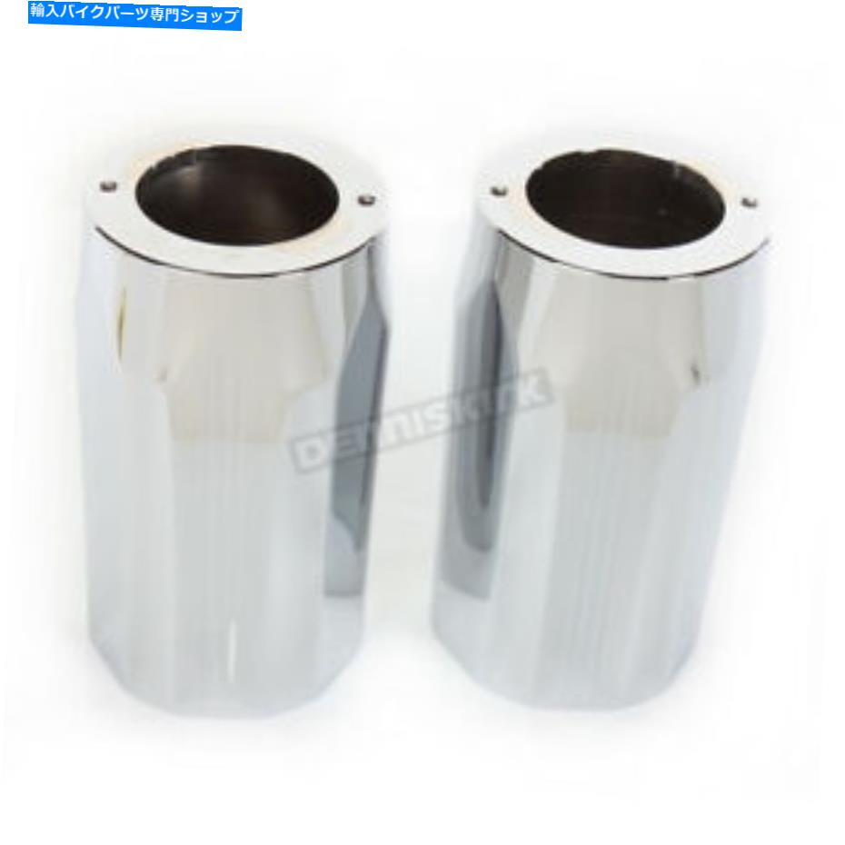クロームパーツ パフォーマンス機械クローム技術フォークスライダーカバー - 0208-2102-CH Performance Machine Chrome Tech Fork Slider Cover - 0208-2102-CH【並行輸入品】