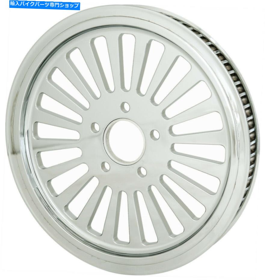 クロームパーツ Chrome 65t x 1 1/8リアドライブベルトスプロケットプーリーハーリー遺産ソフト00-06 Chrome 65T X 1 1/8 Rear Drive Belt Sprocket Pulley Harley Heritage Softail 00-06【並行輸入品】