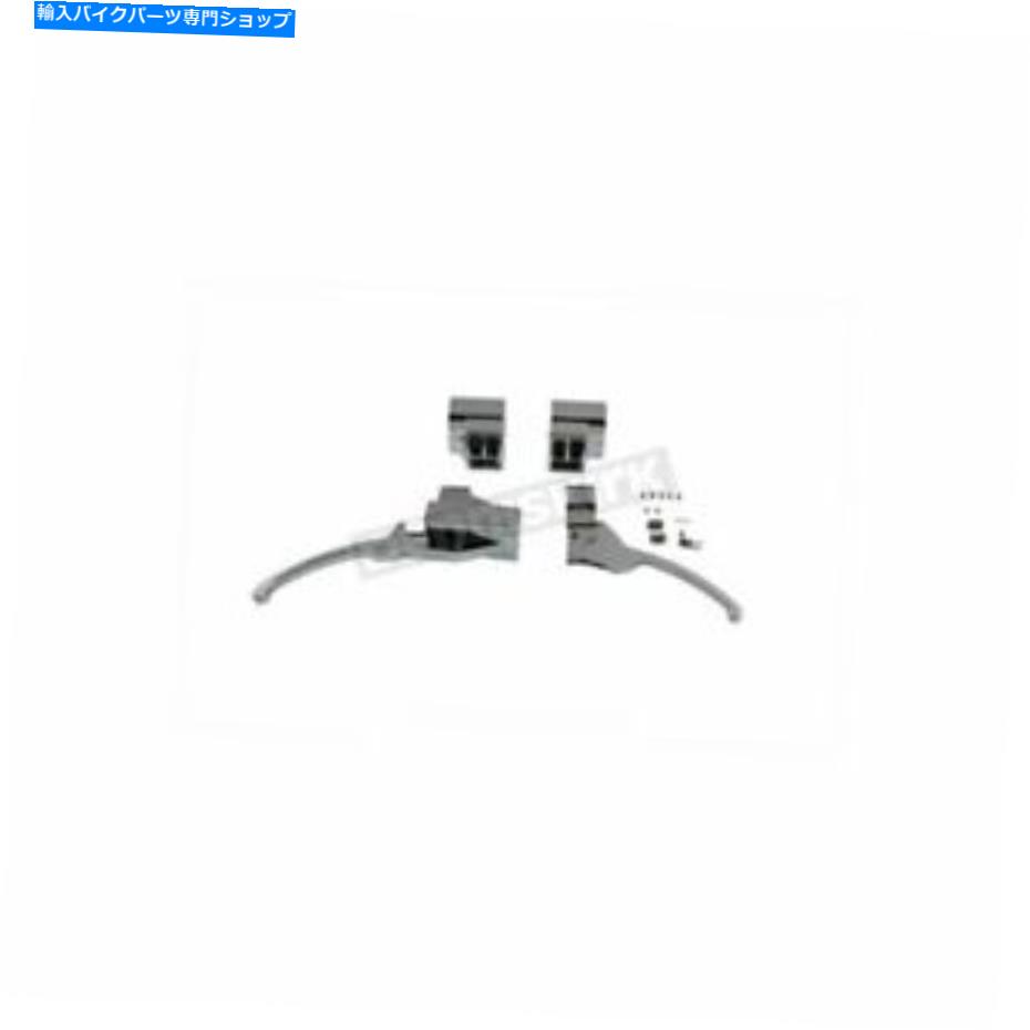 クロームパーツ Vツイン製造クロームハンドルバーコントロールキット - 22-0759 V-Twin Manufacturing Chrome Handlebar Control Kit - 22-0759【並行輸入品】