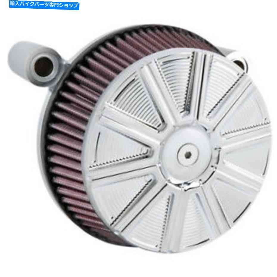クロームパーツ Arlen Ness Chrome Big Sucker Stage I Air Cleaner W / 10ゲージカバーM8 17-19 Arlen Ness Chrome Big Sucker Stage I Air Cleaner w/ 10 Gauge Cover M8 17-19【並行輸入品】