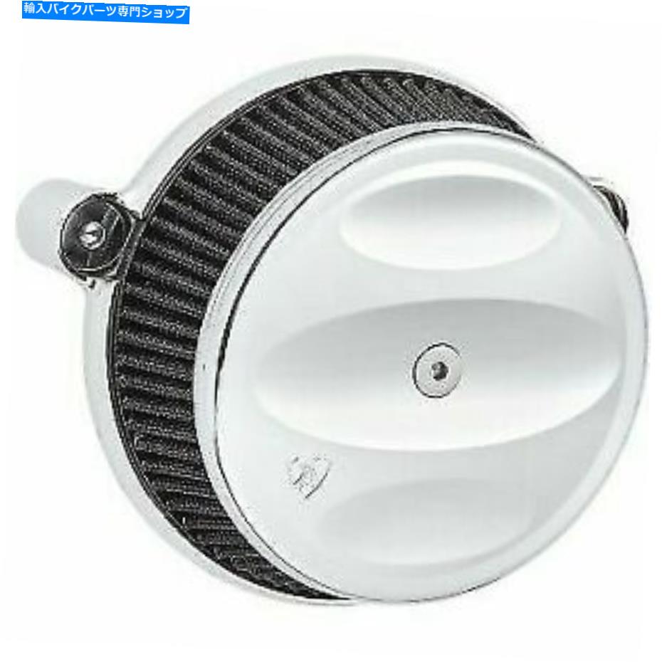 クロームパーツ M8のためのArlen Ness Chrome Scalloped Big Sucker Stage Iエアフィルタークリーナー Arlen Ness Chrome Scalloped Big Sucker Stage I Air Filter Cleaner for M8【並行輸入品】