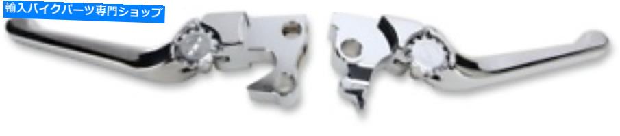 クロームパーツ PowerStands PSRクロムAnthem調整可能なブレーキクラッチレバー'14 + XL 12-00655-20 Powerstands PSR Chrome Anthem Adjustable Brake Clutch Levers '14+ XL 12-00655-20【並行輸入品】
