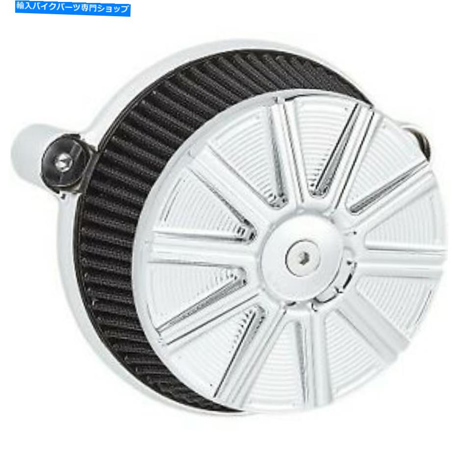クロームパーツ Arlen Ness Chrome 10-Gauge Big Sucker Stage iエアフィルタークリーナーM8 17-20 Arlen Ness Chrome 10-Gauge Big Sucker Stage I Air Filter Cleaner for M8 17-20【並行輸入品】｜Us Custom Parts Shop USDM