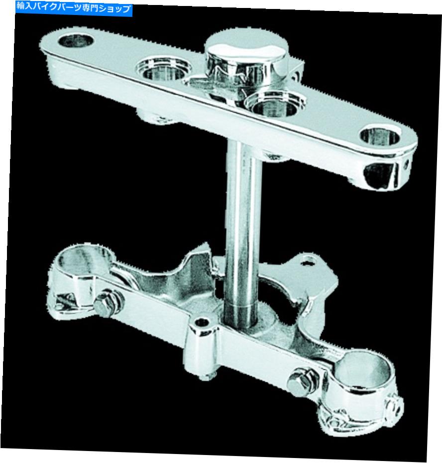 クロームパーツ BCクロームメッキ上部三重木セットハーレー - ダビッドソンFatboy 1990-1999 BC Chrome Plated Upper Lower Triple Tree Set Harley-Davidson Fatboy 1990-1999【並行輸入品】|Us Custom Parts Shop USDM