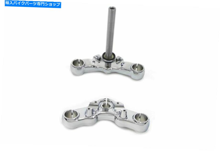 クロームパーツ XL 2011-UP 1200Rハーレーダビッドソンオートバイのためのミッドグライドクロームトリプルツリー Mid Glide Chrome Triple Tree Set for XL 2011-UP 1200R Harley Davidson motorcycle【並行輸入品】｜Us Custom Parts Shop USDM