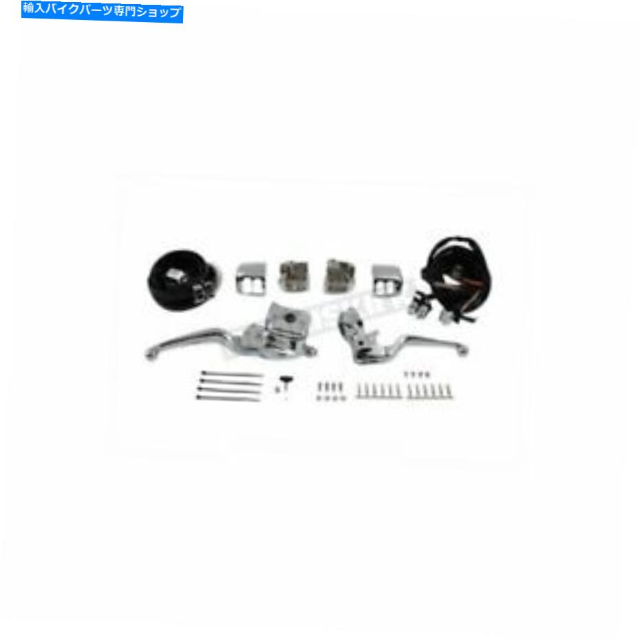 クロームパーツ Vツイン製造クロームハンドルバーコントロールキット - 22-0817 V-Twin Manufacturing Chrome Handlebar Control Kit - 22-0817【並行輸入品】｜Us Custom Parts Shop USDM 58,335円