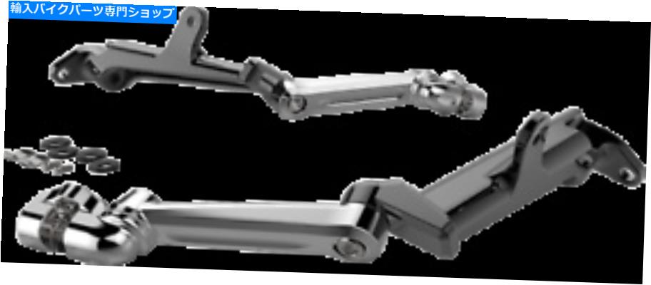クロームパーツ CiRO 60100ドライバーの床板高速道路ペグはクロムをマウントします CIRO 60100 Driver Floorboard Highway Peg Mounts Chrome【並行輸入品】