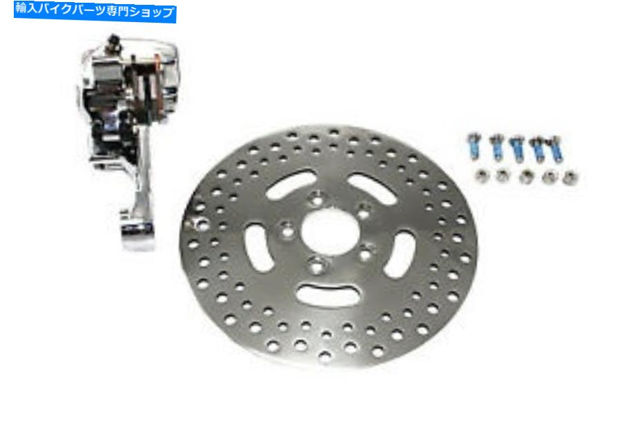 クロームパーツ V-TWIN 23-1150 - クロムリアシングルピストンキャリパーと11-1 / 2 "D V-Twin 23-1150 - Chrome Rear Single Piston Caliper and 11-1/2" D【並行輸入品】｜Us Custom Parts Shop USDM