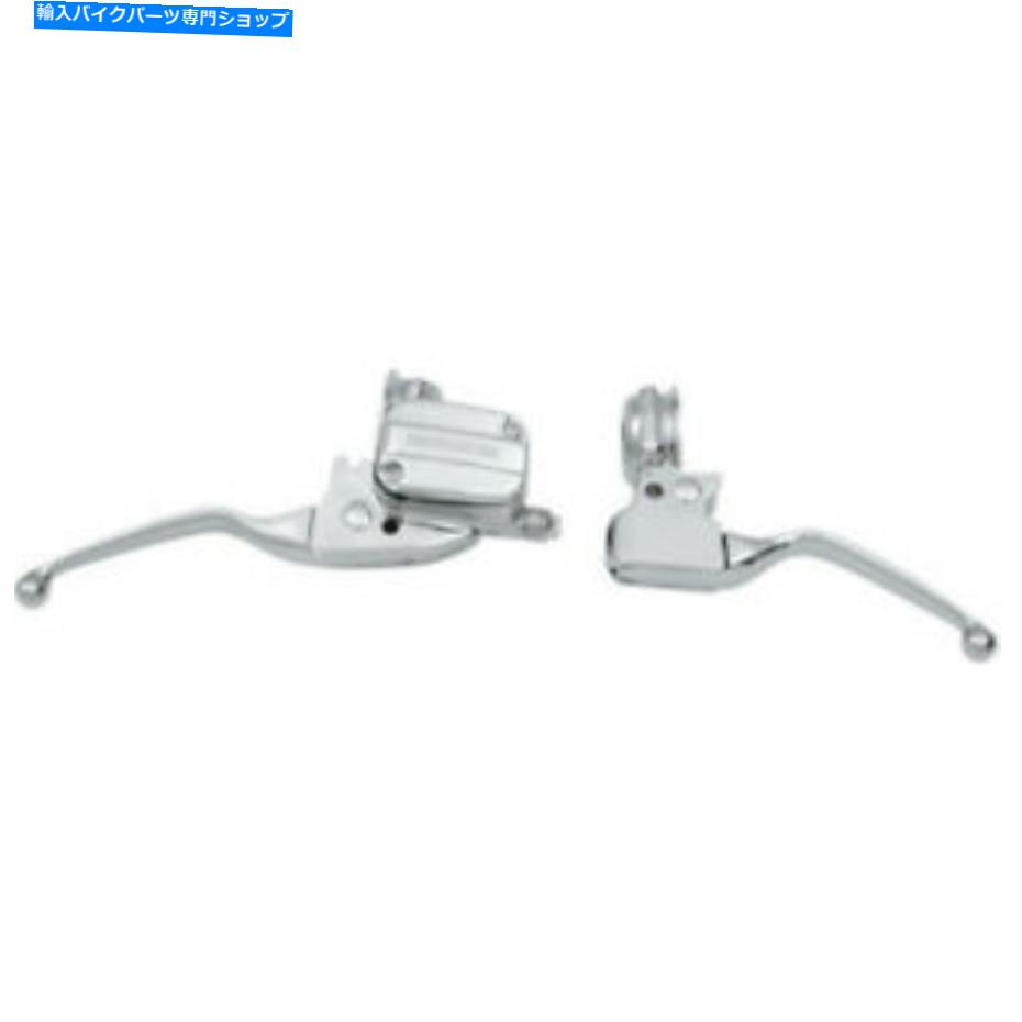 クロームパーツ Chrome 11/16ブレーキクラッチハンドルバー手コントロールキット99-07ハーレートゥールドレッサー Chrome 11/16 Brake Clutch Handlebar Hand Control Kit 99-07 HarleyTouring Dresser【並行輸入品】