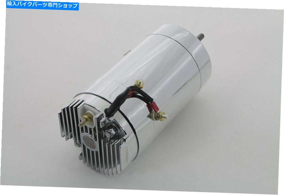 クロームパーツ 低出力フィットHarley-Davidsonのクロム12ボルト2ブラシ発生器 Chrome 12 Volt 2-Brush Generator with Low Output fits Harley-Davidson【並行輸入品】|Us Custom Parts Shop USDM