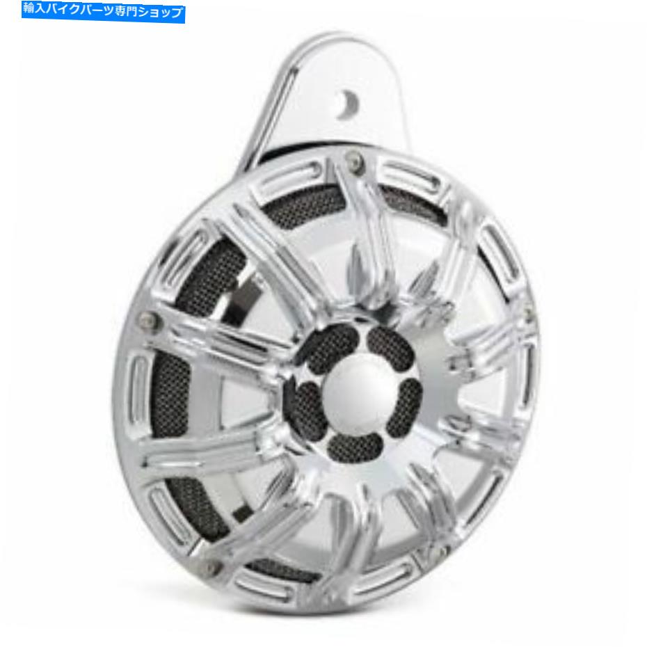 クロームパーツ Arlen Ness Chrome 10ゲージビレット機械加工カットホーンカバーハーレー95-2017モデル Arlen Ness Chrome 10 Gauge Billet Machined Cut Horn Cover Harley 95-2017 Models【並行輸入品】