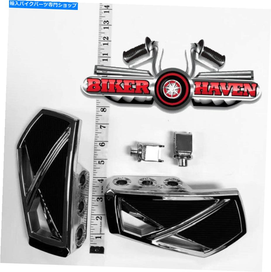 クロームパーツ Kuryakyn Chrome PhantomミニフロアボードリアスズキC109 2008-2013. Kuryakyn Chrome Phantom Mini Floorboards Rear Suzuki C109 2008-2013【並行輸入品】