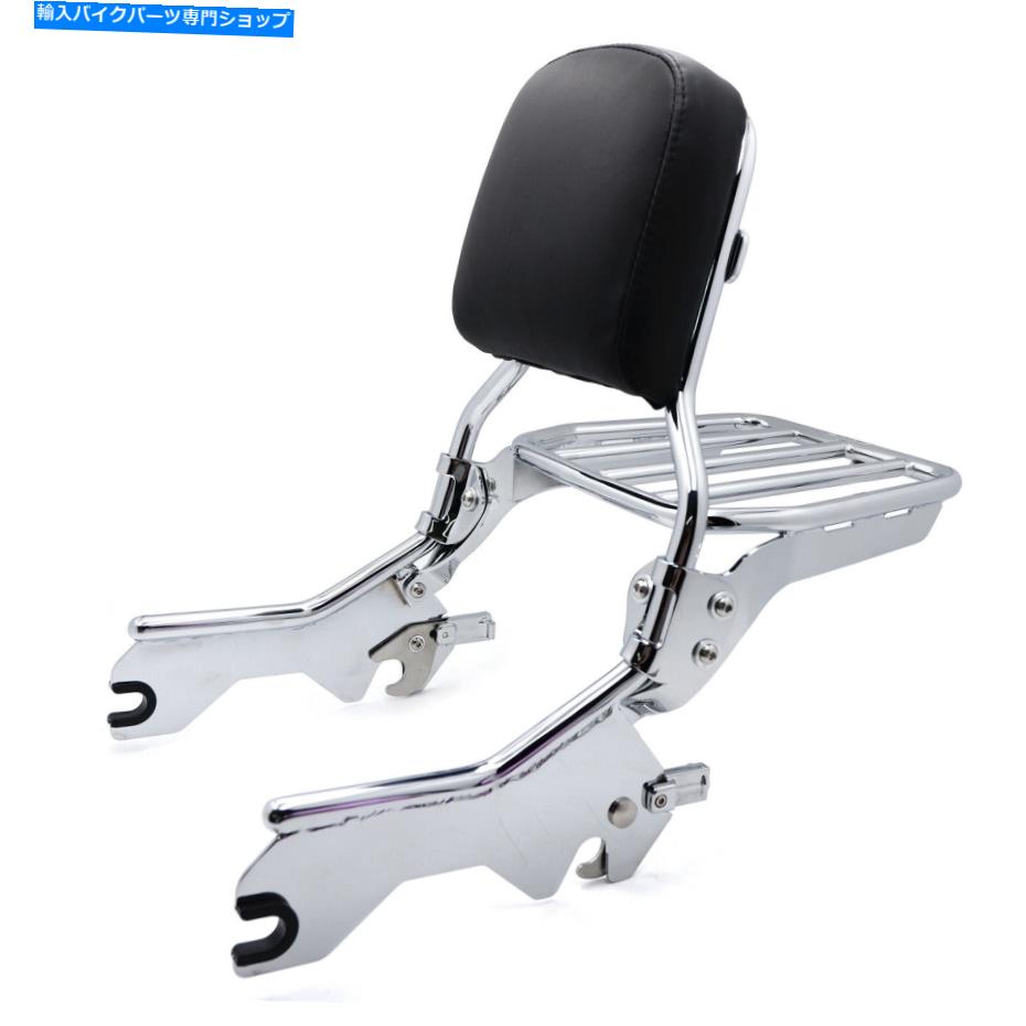 クロームパーツ Holdfast Sport荷物ラックSissy Bar Upright Chromeの18歳のFlhc Flhc Holdfast Sport Luggage Rack Sissy Bar Upright Chrome For 18-later FLDE FLHC FLHC【並行輸入品】