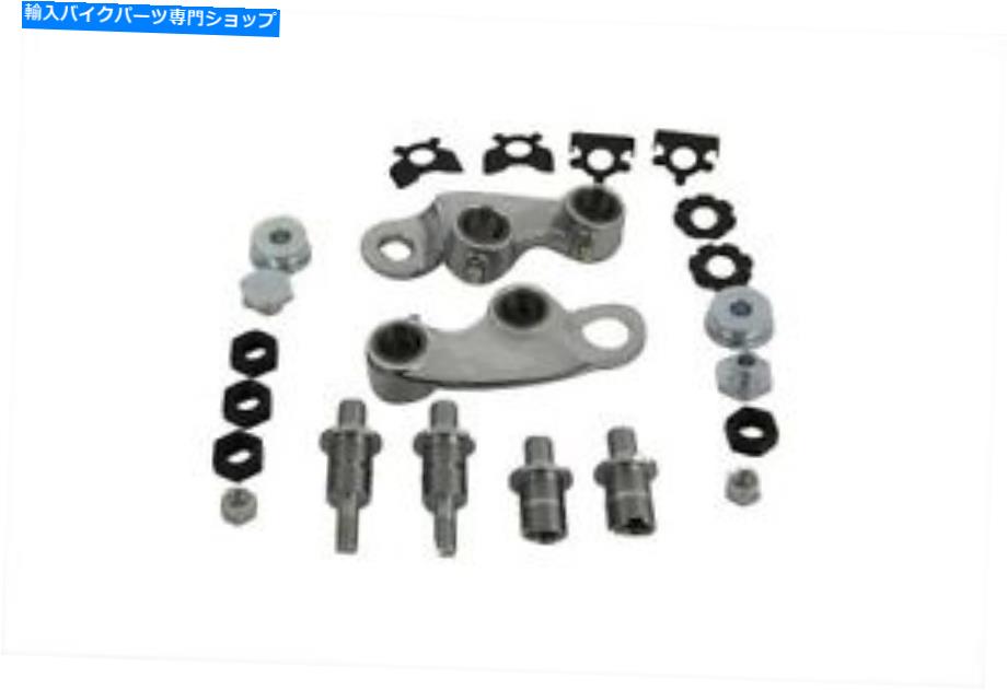 クロームパーツ Sprome StudとBushing KitがSpring Fork用のキットを設定しました。 Chrome rocker set with zinc stud and bushing kit for Spring fork.【並行輸入品】