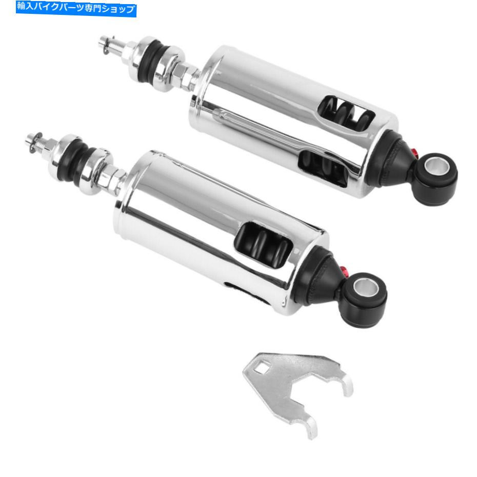 クロームパーツ リアサスペンションヘビーデューティリアショックフィットハーレーソフトモデル2000-2017 Rear Suspension Heavy Duty Rear Shocks Fit For Harley Softail Models 2000-2017【並行輸入品】