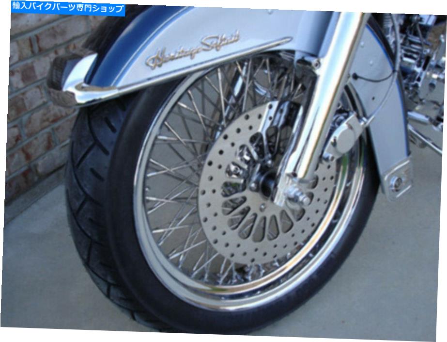 クロームパーツ Harley Heritage Fat Boyソフト類のための16x3.5 "80スポークフロントホイール2000-06 16X3.5" 80 SPOKE FRONT WHEEL 2000-06 FOR HARLEY HERITAGE FAT BOY SOFTAIL【並行輸入品】|Us Custom Parts Shop USDM