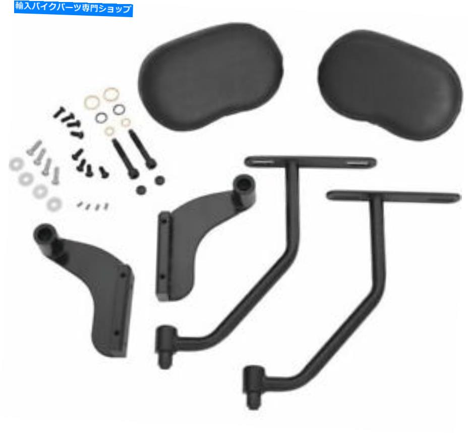 クロームパーツ Chrome 52-926BKデラックス旅客armrestを表示 SHOW CHROME 52-926BK Deluxe Passenger Armrest【並行輸入品】