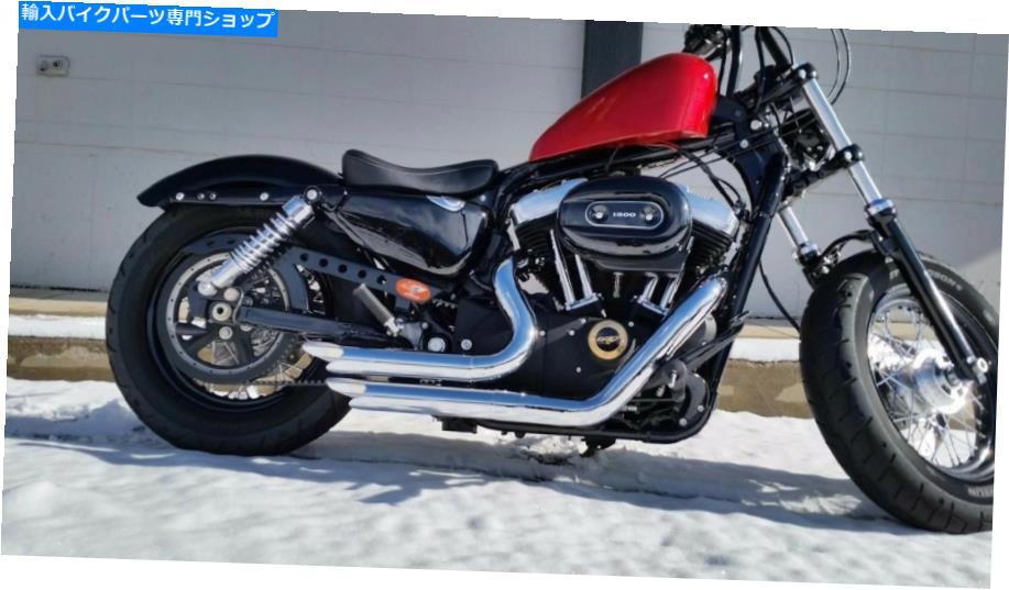 クロームパーツ Sportsters 2004-2018のためのChrome Lafステルスエキゾースト chrome laf stealth exhaust for sportsters 2004-2018【並行輸入品】｜Us Custom Parts Shop USDM