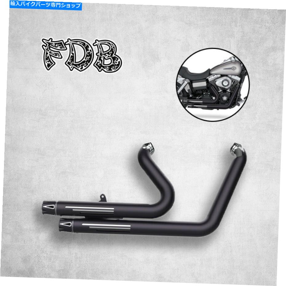 クロームパーツ Harley 2006-17 Dyna fxdf c w gワイドグライドmの移動スター Black Exhaust Fit For Harley 2006-17 DYNA FXDF C W G Wide Glide M Moving Star【並行輸入品】|Us Custom Parts Shop USDM