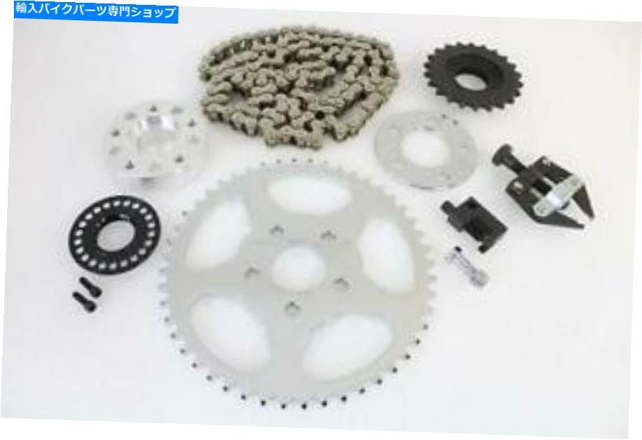 クロームパーツ Harley FXR 1982-1989用クローム5スピードリアチェーンドライブスプロケットキットアセンブリ Chrome 5 Speed Rear Chain Drive Sprocket Kit Assembly for Harley FXR 1982-1989【並行輸入品】