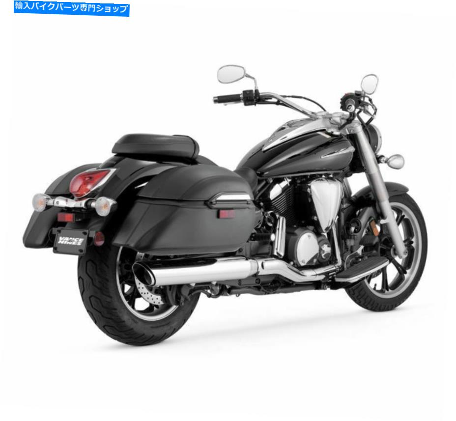 クロームパーツ 2009-16ヤマハXVS950 V-STAR - 25407 Vance & Hines Twin Slash Chrome Muffler for 2009-16 Yamaha XVS950 V-Star - 25407【並行輸入品】 56,445円