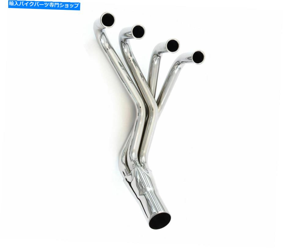 クロームパーツ Mac 4into1 Chromeヘッダー - ホンダCB350F 1972-1974 MAC 4into1 Chrome Headers - Honda CB350F 1972-1974【並行輸入品】