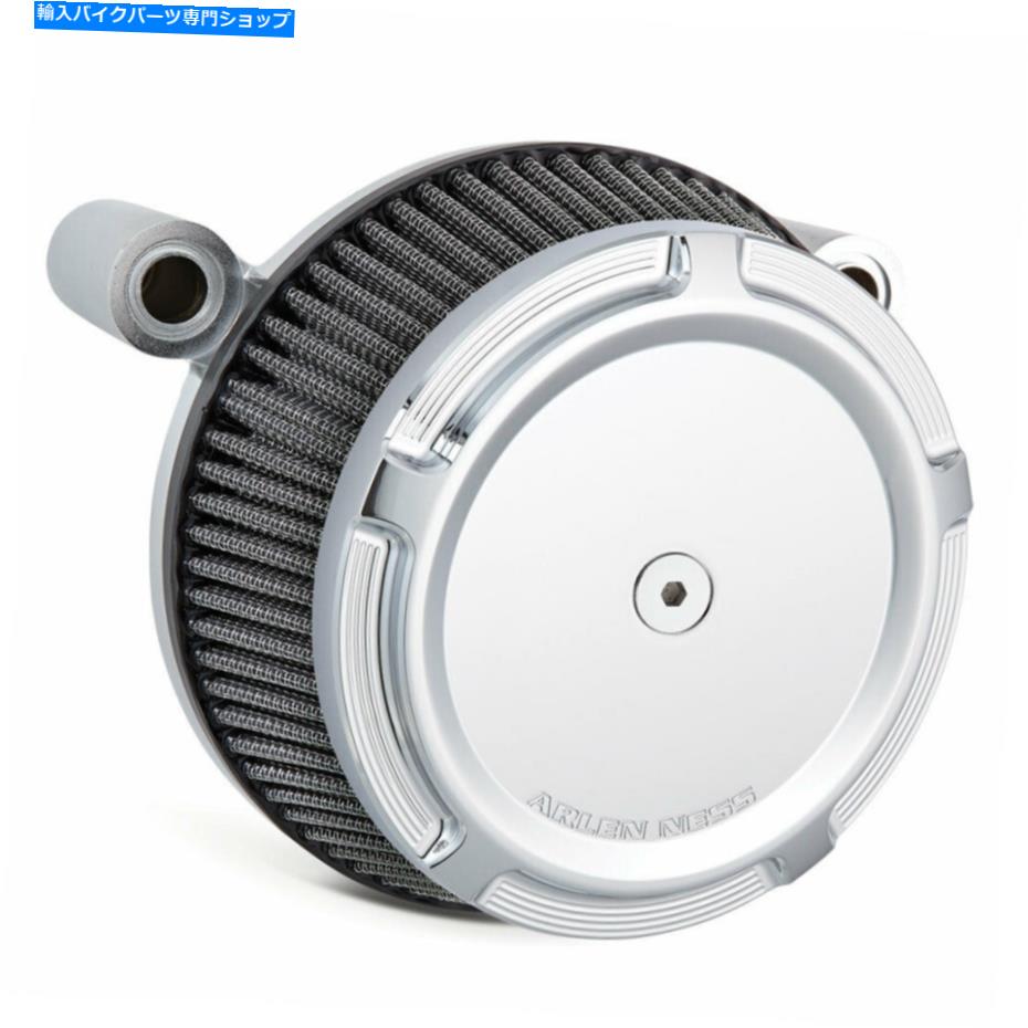 クロームパーツ Arlen Ness Big Sucker Stage I Air Cleaner Kit W /斜めカバークローム50-849 Arlen Ness Big Sucker Stage I Air Cleaner Kit w/Beveled Cover Chrome 50-849【並行輸入品】