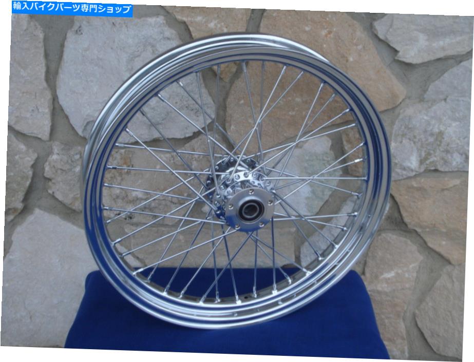 クロームパーツ 23 "x 3" 40スポーククロム前輪08アップハーレーロードキングストリートグライドツーリング 23" X 3" 40 SPOKE CHROME FRONT WHEEL 08-UP HARLEY ROAD KING STREET GLIDE TOURING【並行輸入品】|Us Custom Parts Shop USDM