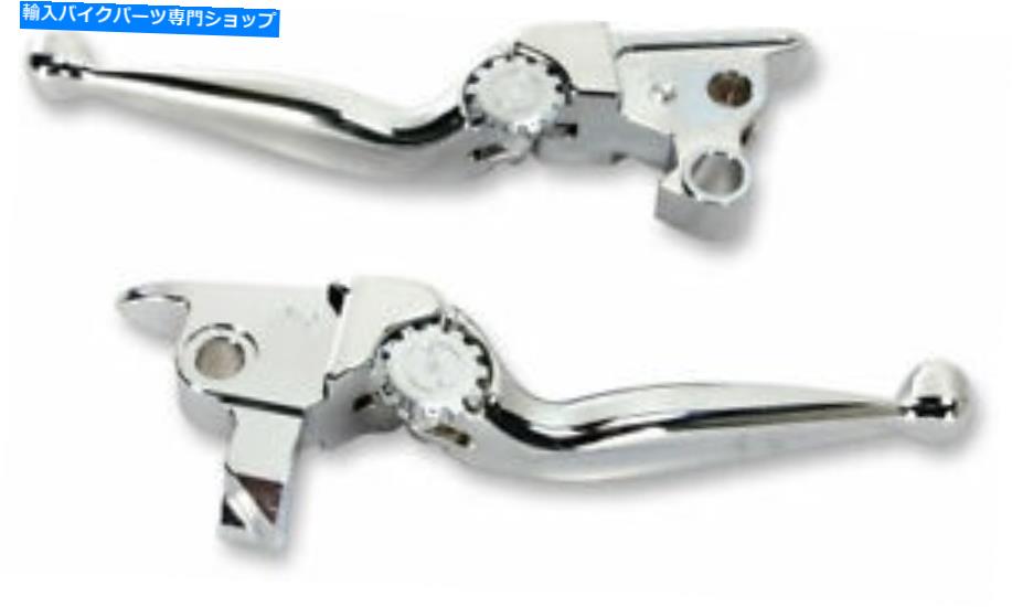 クロームパーツ PSRの旅の調節可能なクラッチ/ブレーキレバーセット（Chrome）12-00602-20 PSR Journey Adjustable Clutch/Brake Lever Set (Chrome) 12-00602-20【並行輸入品】｜Us Custom Parts Shop USDM 55,094円