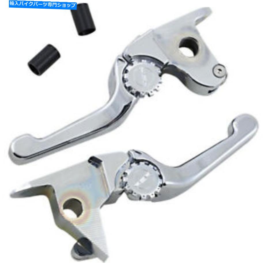 クロームパーツ PowerStands Racing Chrome Anthem Shorty Lever Set | 12-01664-20 Powerstands Racing Chrome Anthem Shorty Lever Set | 12-01664-20【並行輸入品】