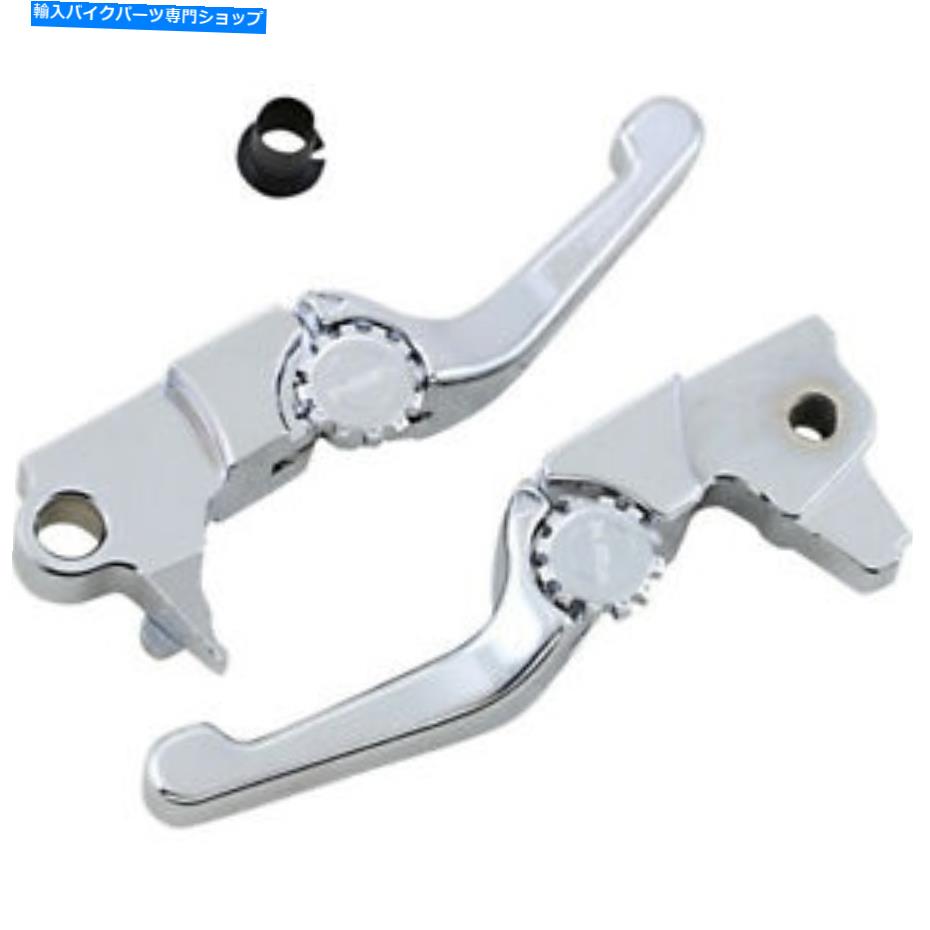 クロームパーツ PowerStands Racing Chrome Anthem Shorty Lever Set | 12-01662-20 Powerstands Racing Chrome Anthem Shorty Lever Set | 12-01662-20【並行輸入品】