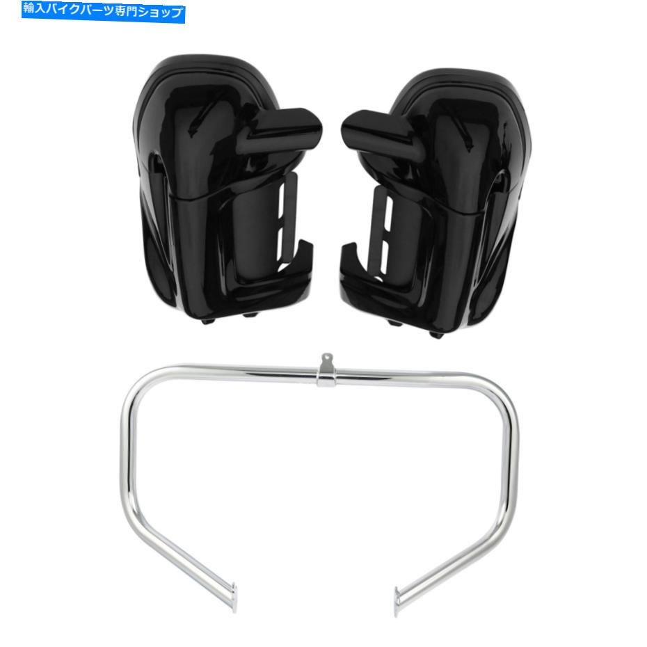 クロームパーツ ハーレーストリートロードグライド09-13のための下部ベントレッグ6.5'SPEAKERSエンジンバーフィット Lower Vented Leg 6.5''Speakers Engine Bar Fit For Harley Street Road Glide 09-13【並行輸入品】