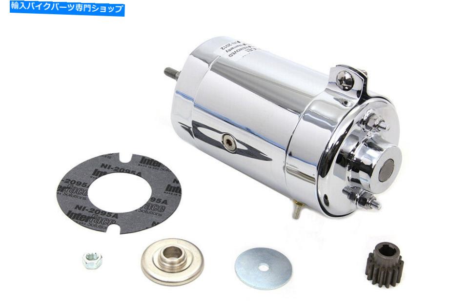 クロームパーツ Chrome 12ボルト2ブラシジェネレータFITSハーレー - ダビッドソン Chrome 12 Volt 2-Brush Generator fits Harley-Davidson【並行輸入品】
